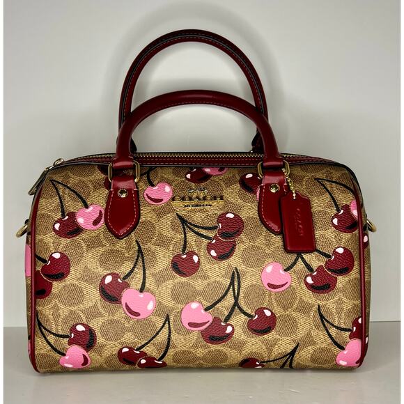 Coach Signature Cherry Rowan - Picture 1 of 8